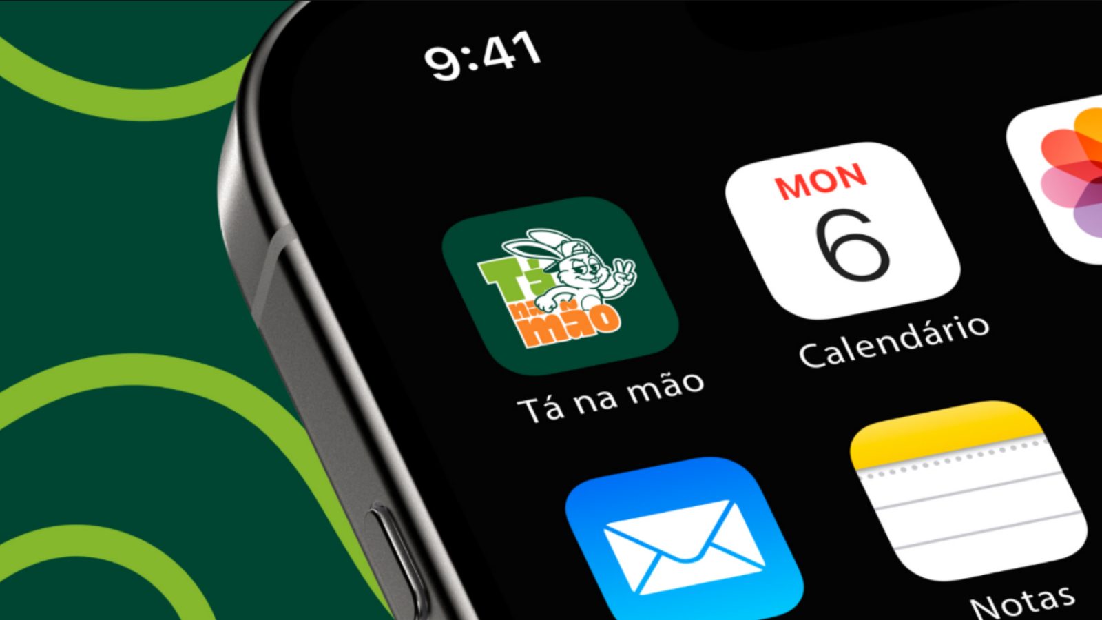 Capa do case Tá na mão